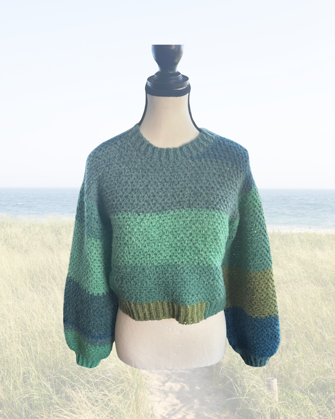 Earthy Linen Stitch Sweater
