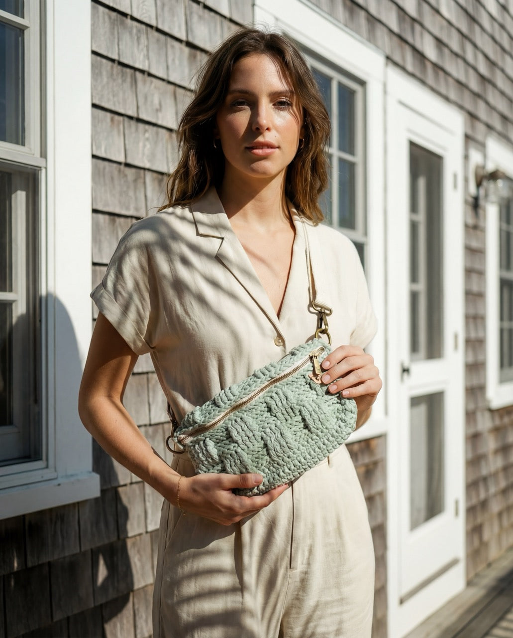 Adjustable Strap Zipper Bags