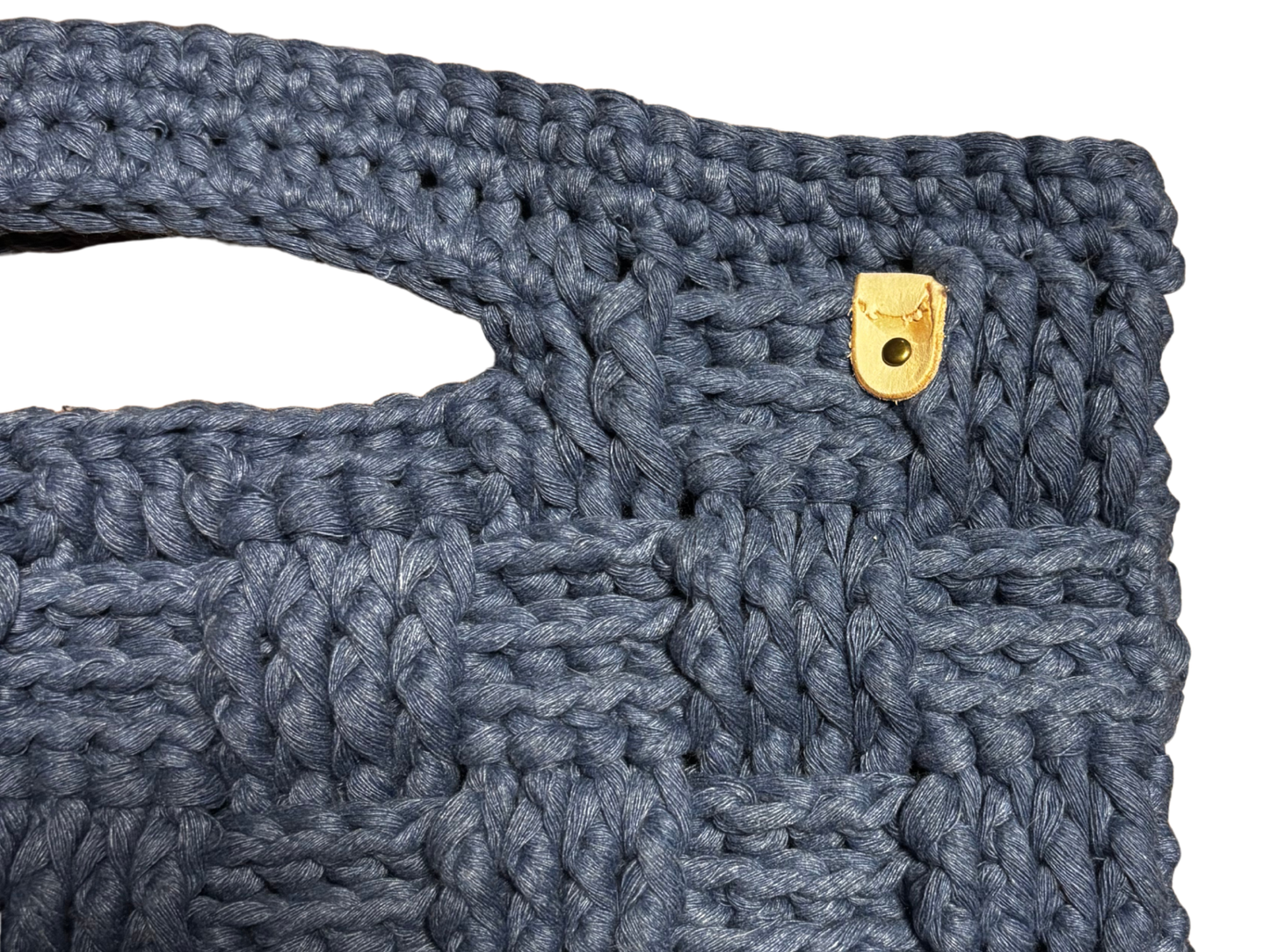 Basket Weave Handle Bag