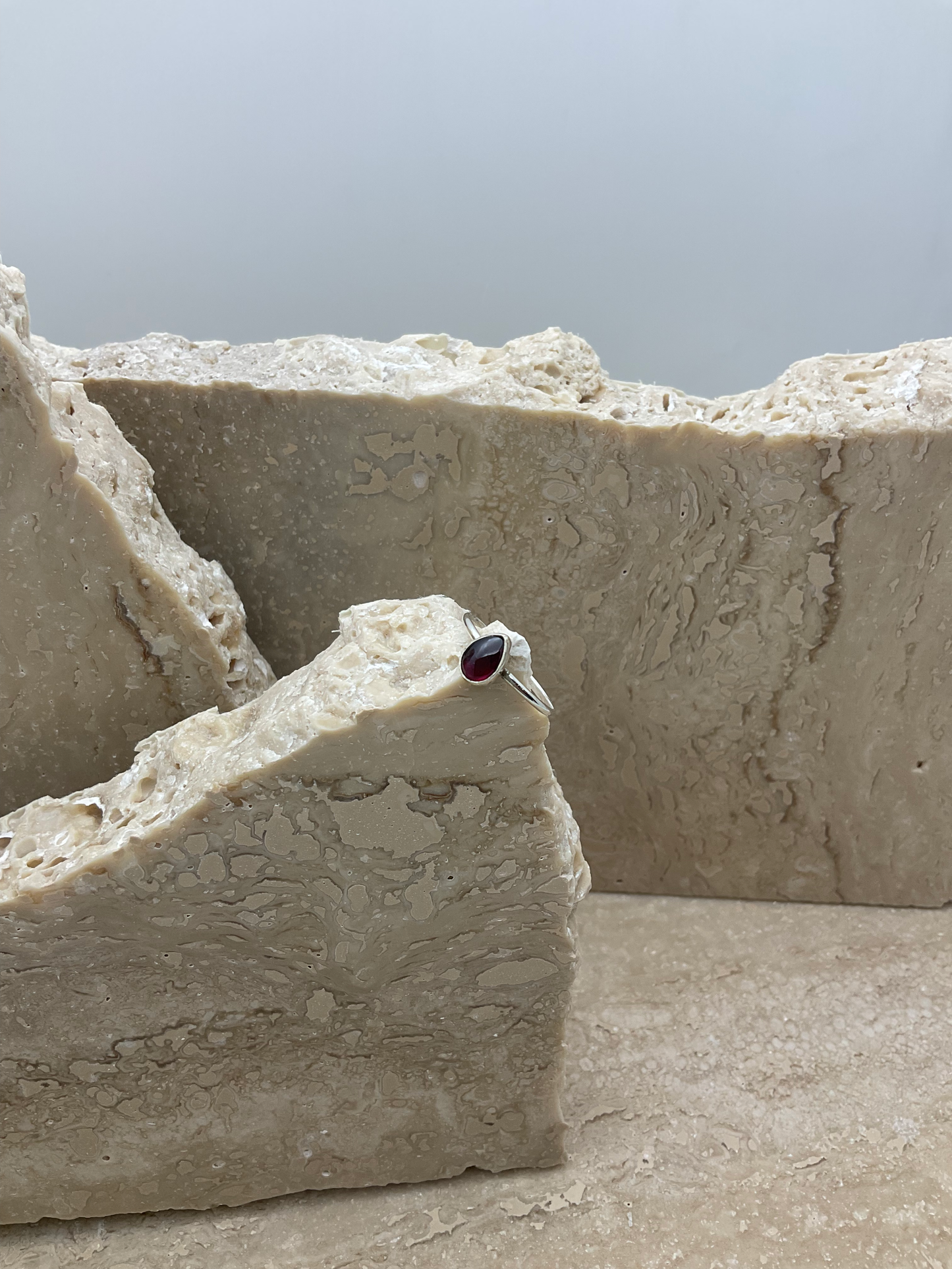 Teardrop Garnet - size 5