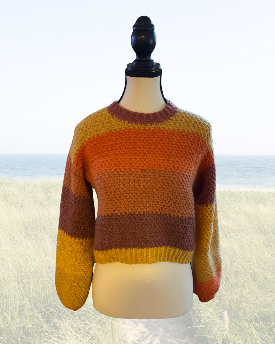 Sunburst Linen Stitch Sweater