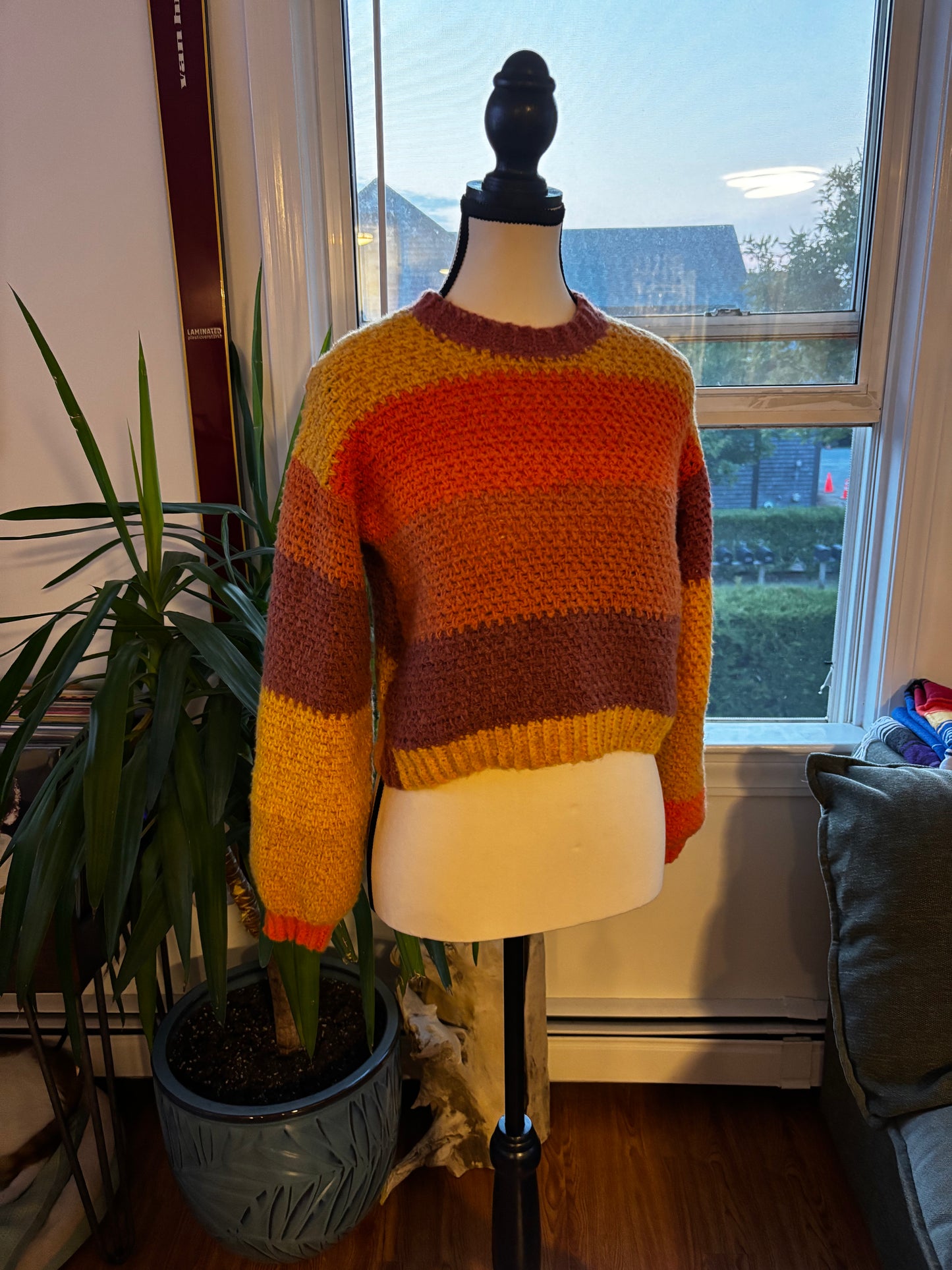 Sunburst Linen Stitch Sweater