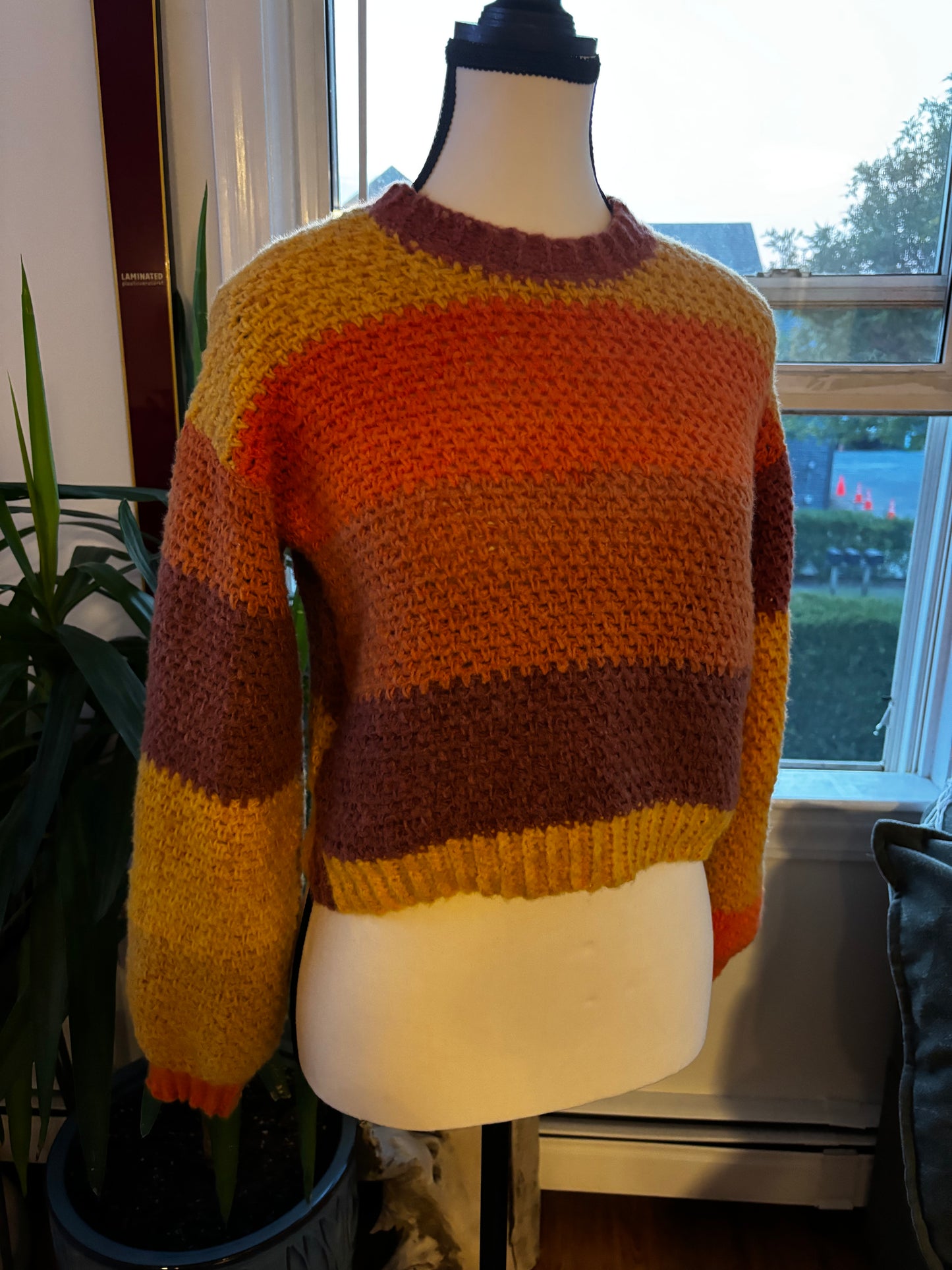Sunburst Linen Stitch Sweater
