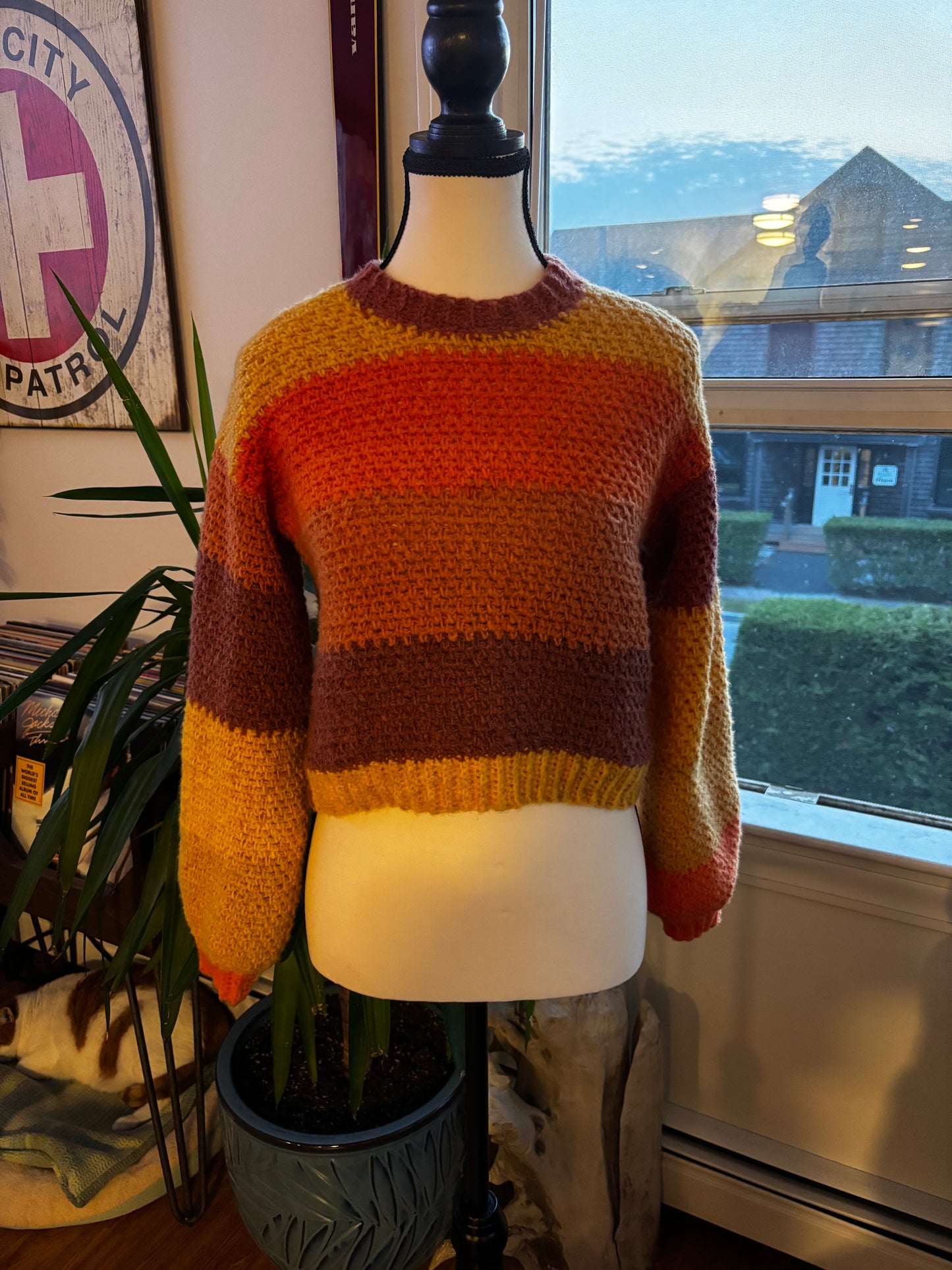 Sunburst Linen Stitch Sweater