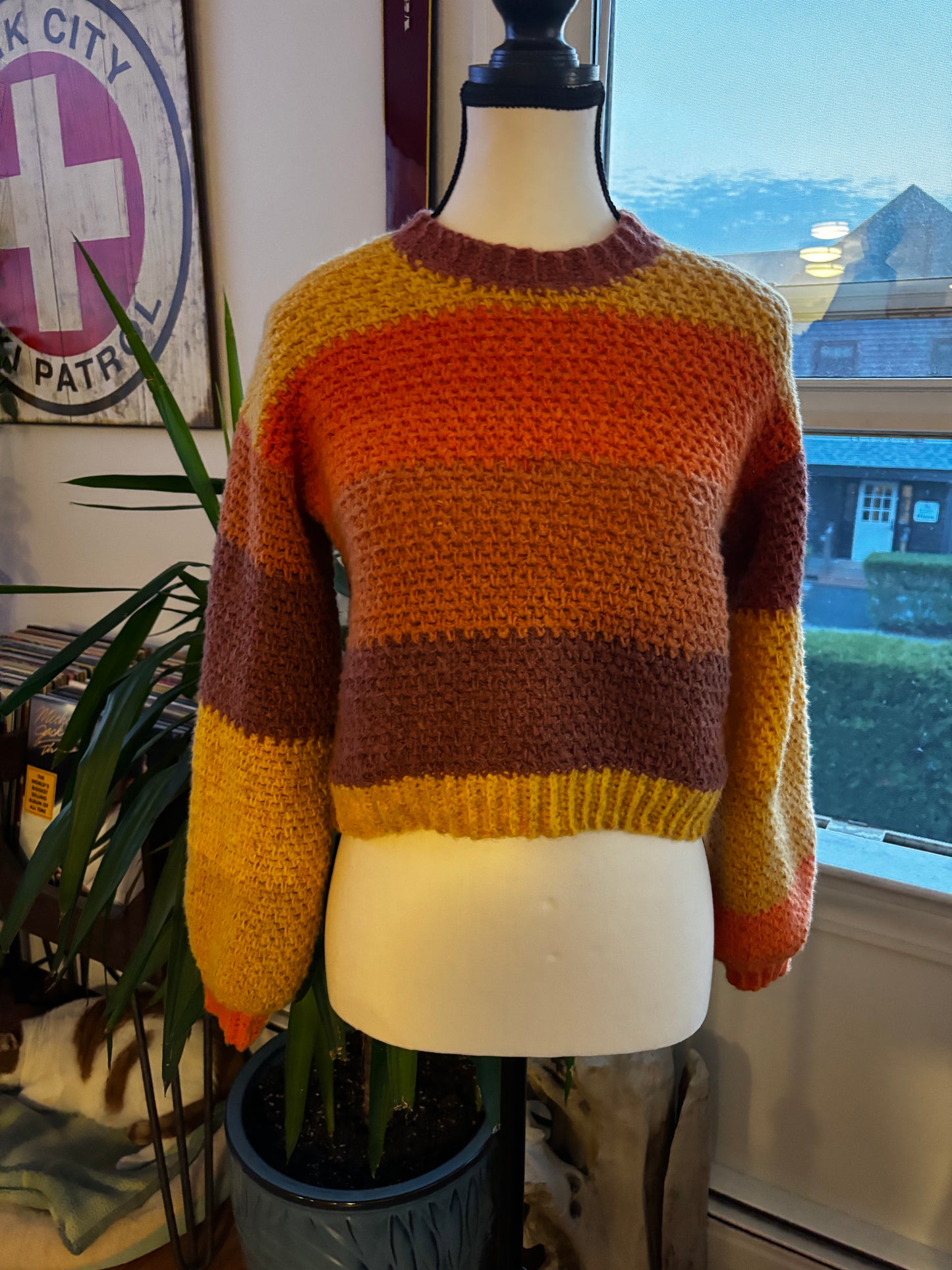 Sunburst Linen Stitch Sweater