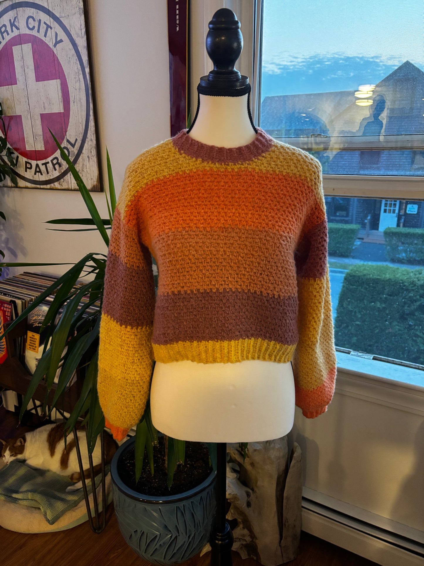 Sunburst Linen Stitch Sweater
