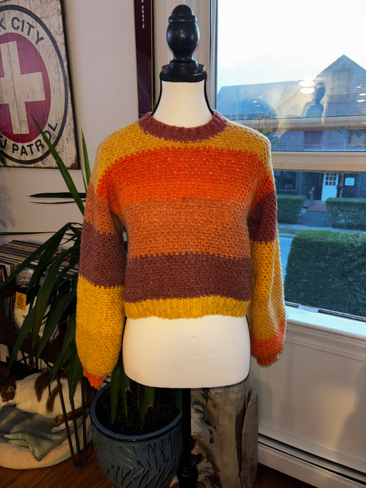 Sunburst Linen Stitch Sweater