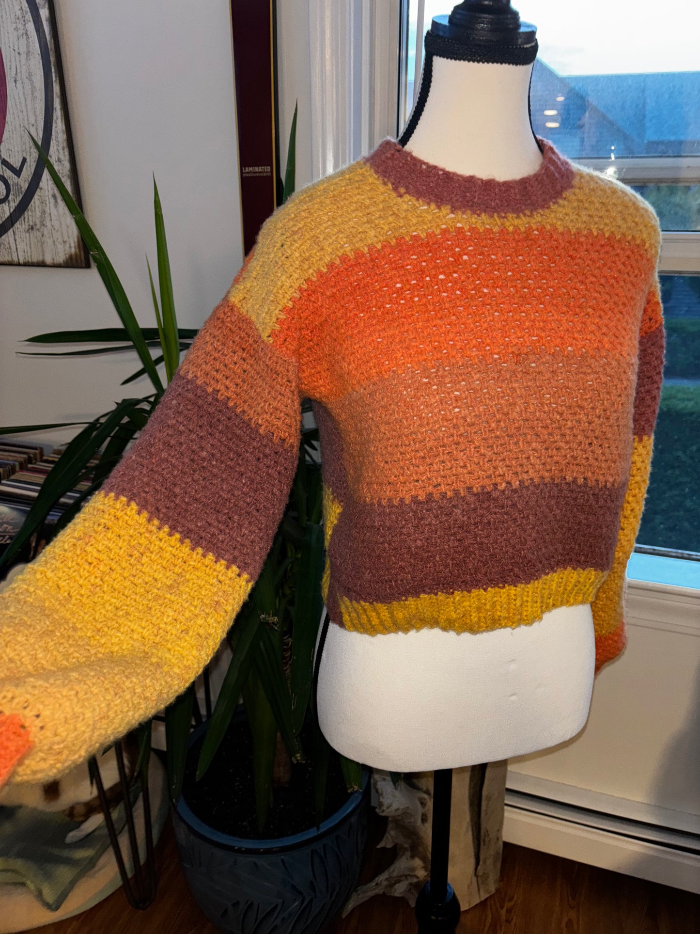Sunburst Linen Stitch Sweater