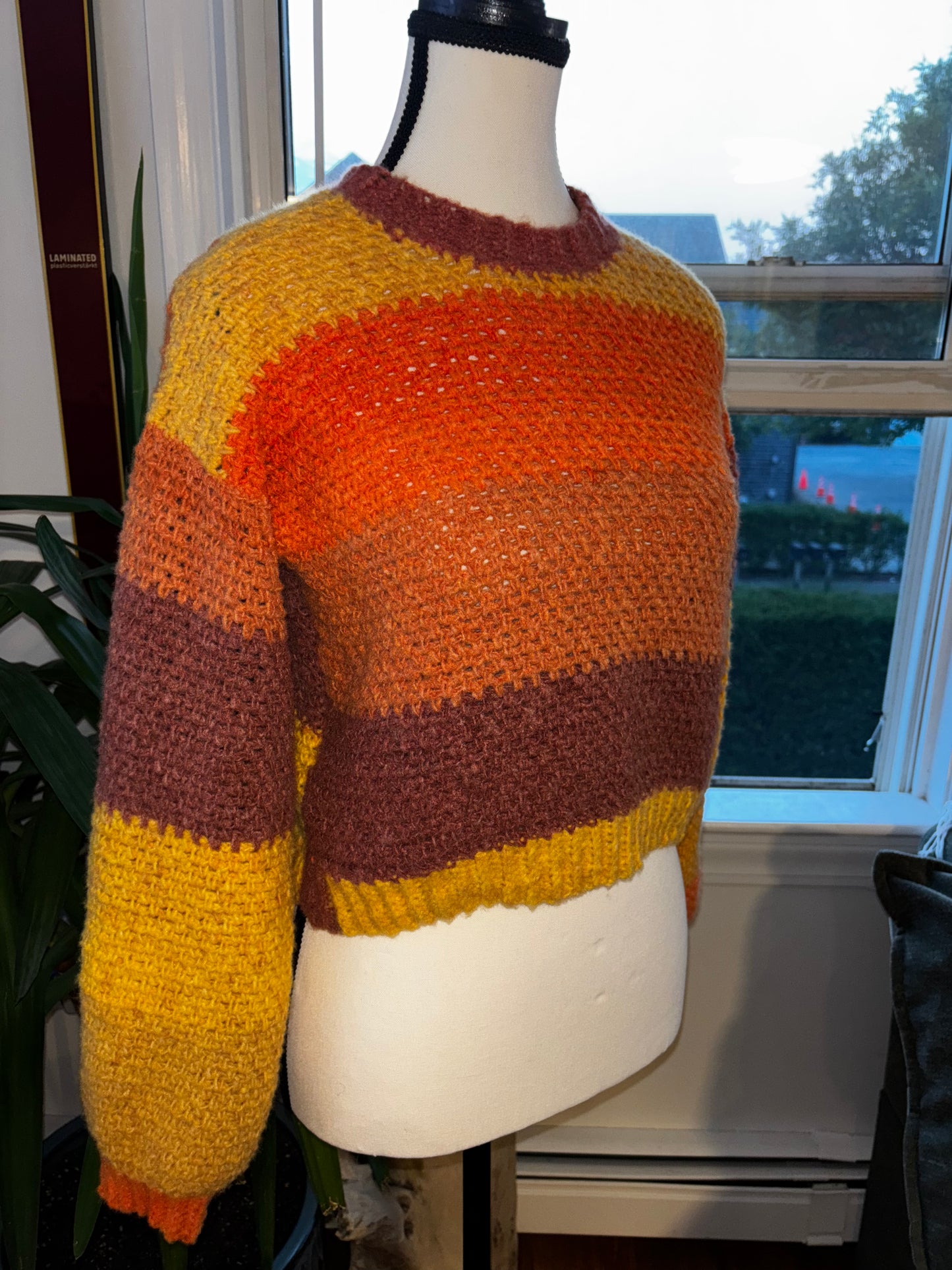 Sunburst Linen Stitch Sweater