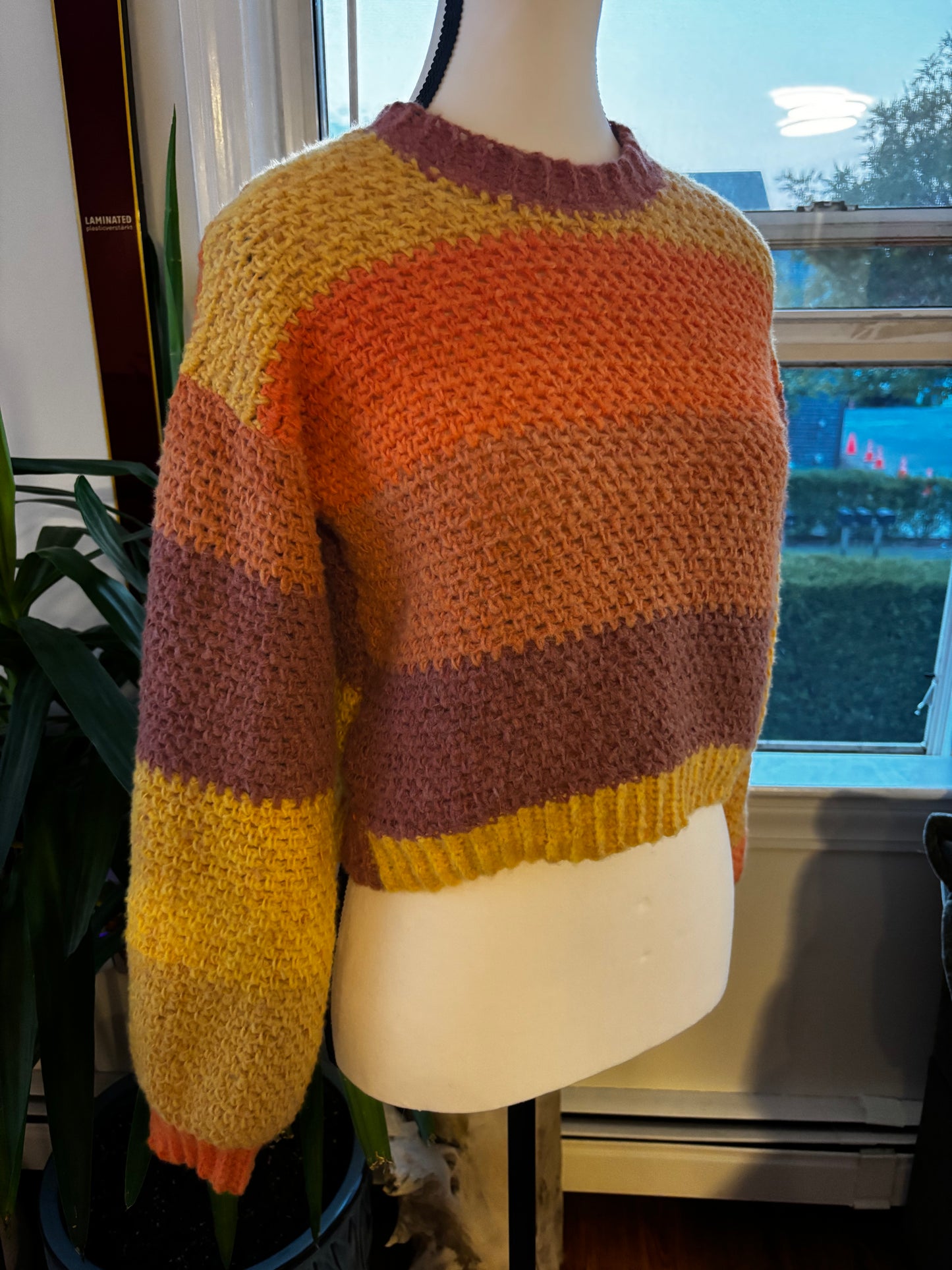 Sunburst Linen Stitch Sweater