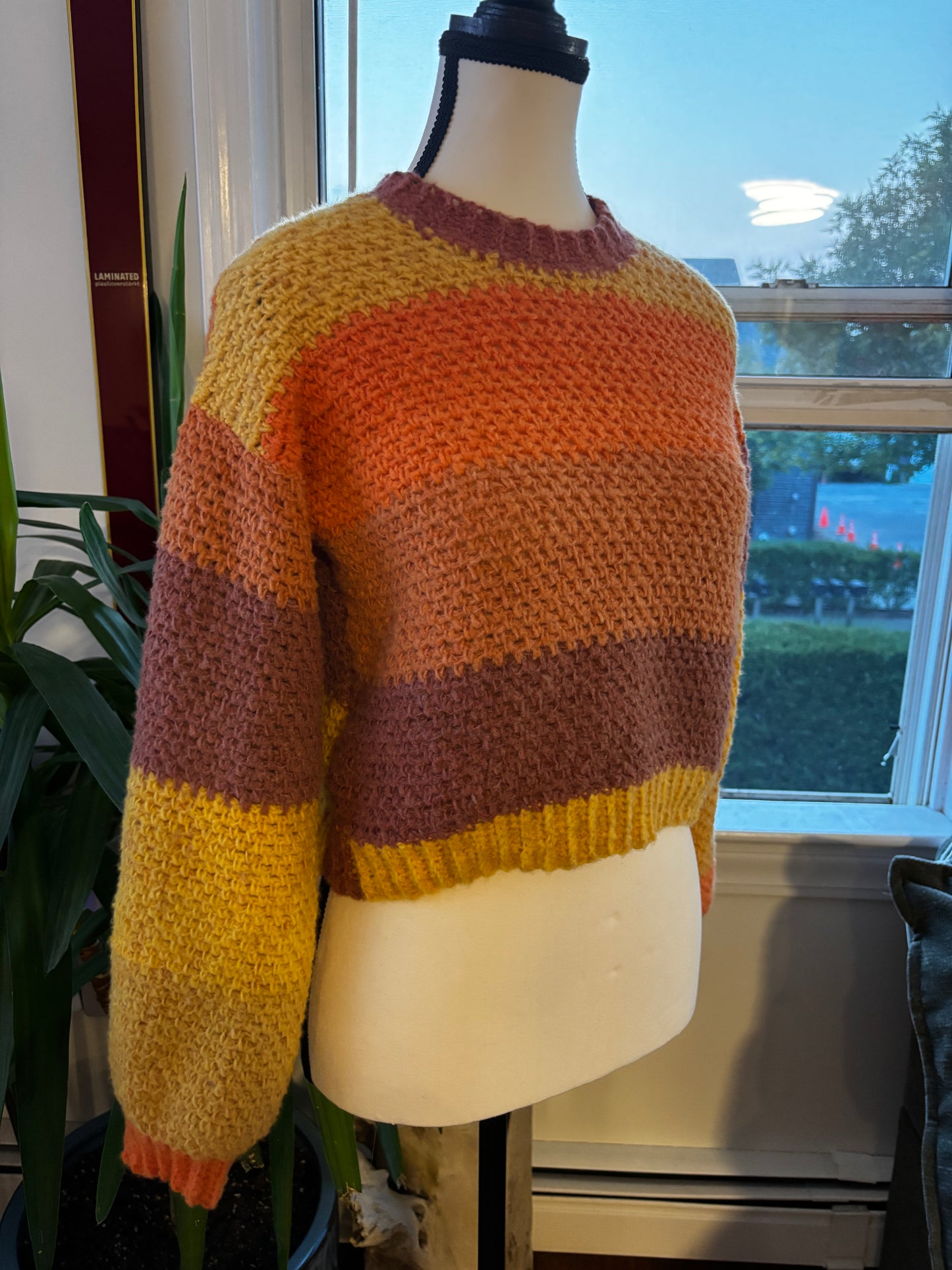 Sunburst Linen Stitch Sweater