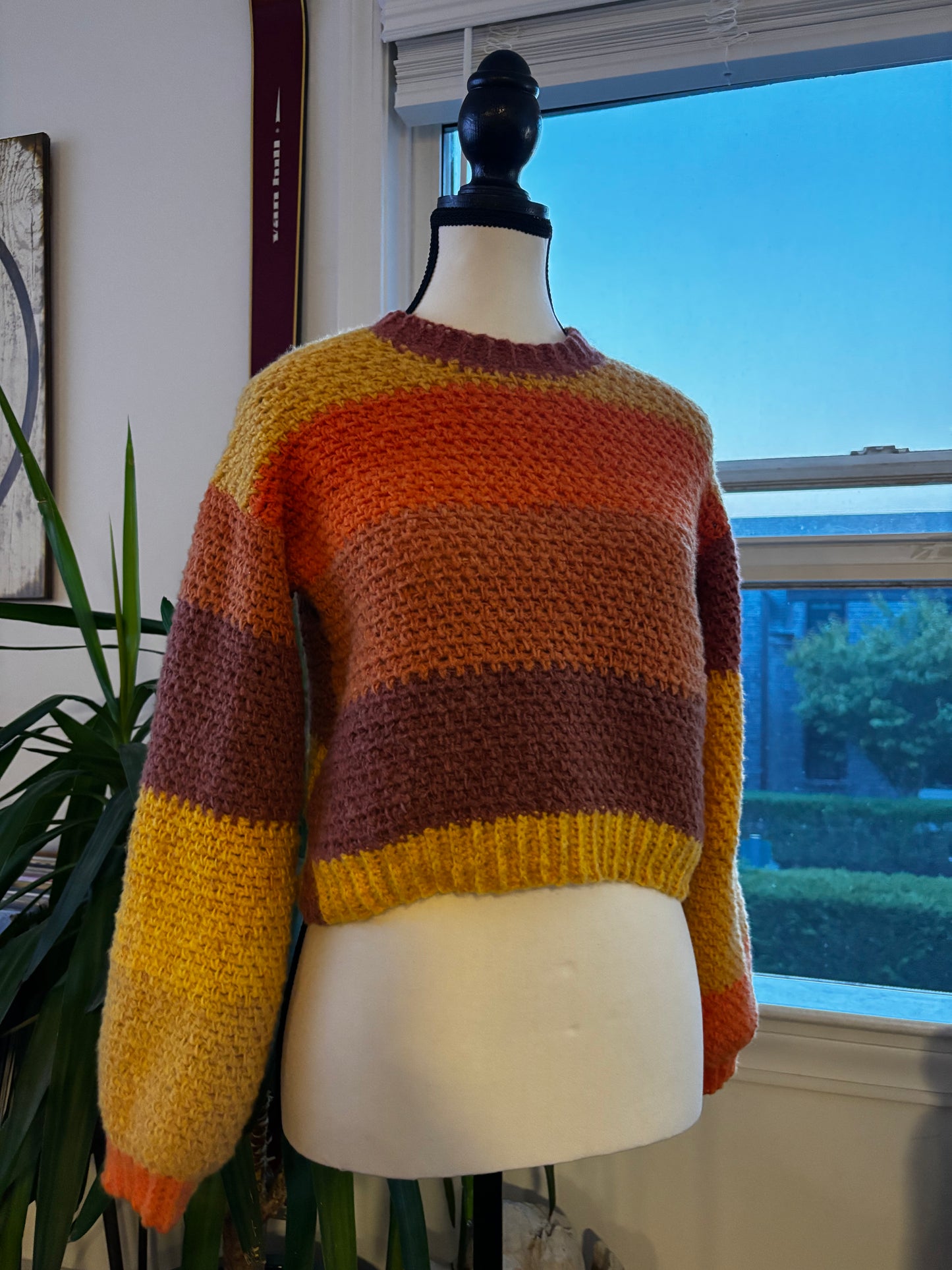 Sunburst Linen Stitch Sweater