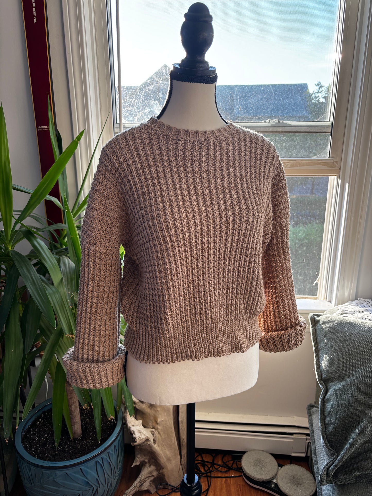 Made to Order - Waffle Stitch Sweater 100% Cotton