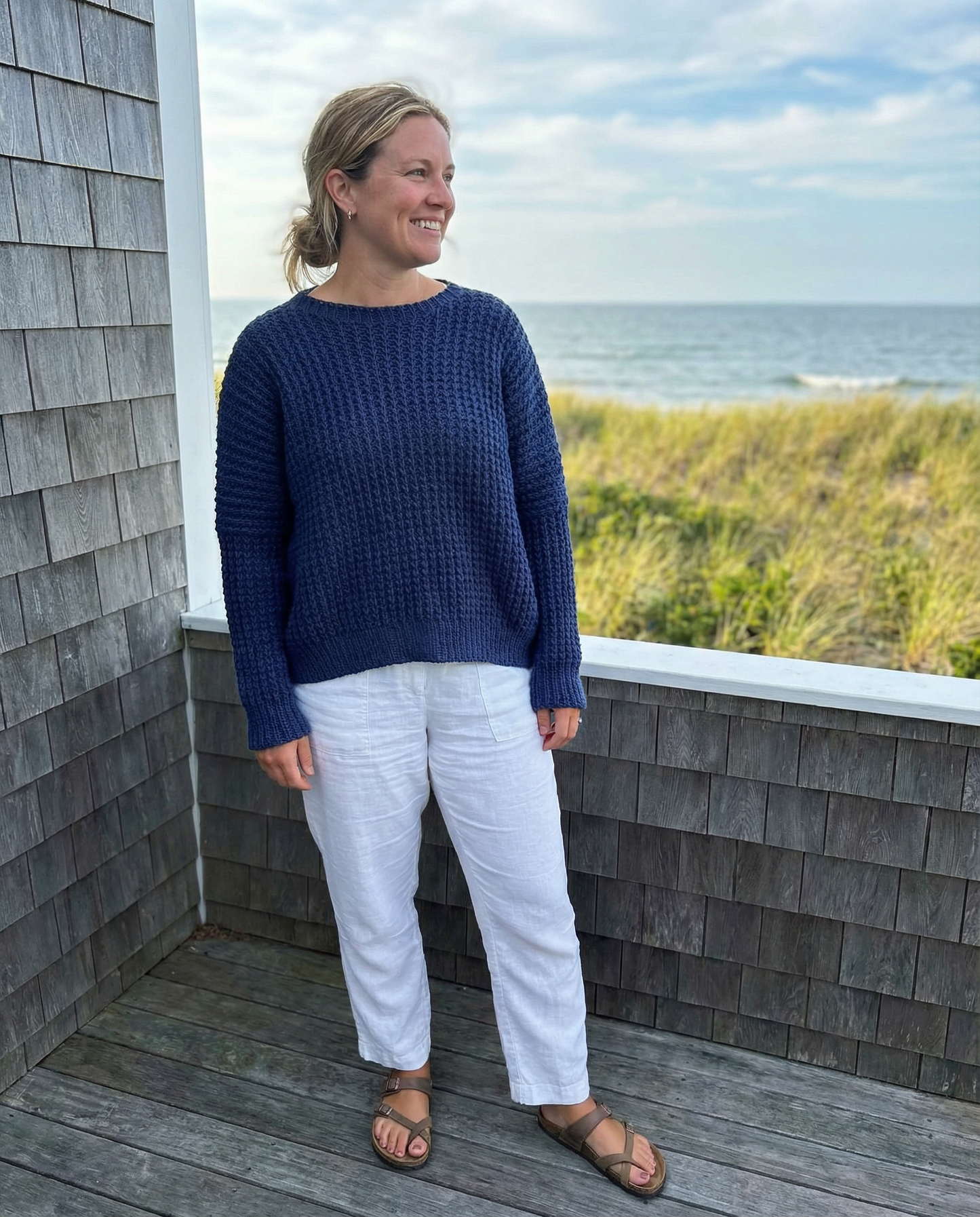 Made to Order - Waffle Stitch Sweater 100% Cotton - 5 Colors