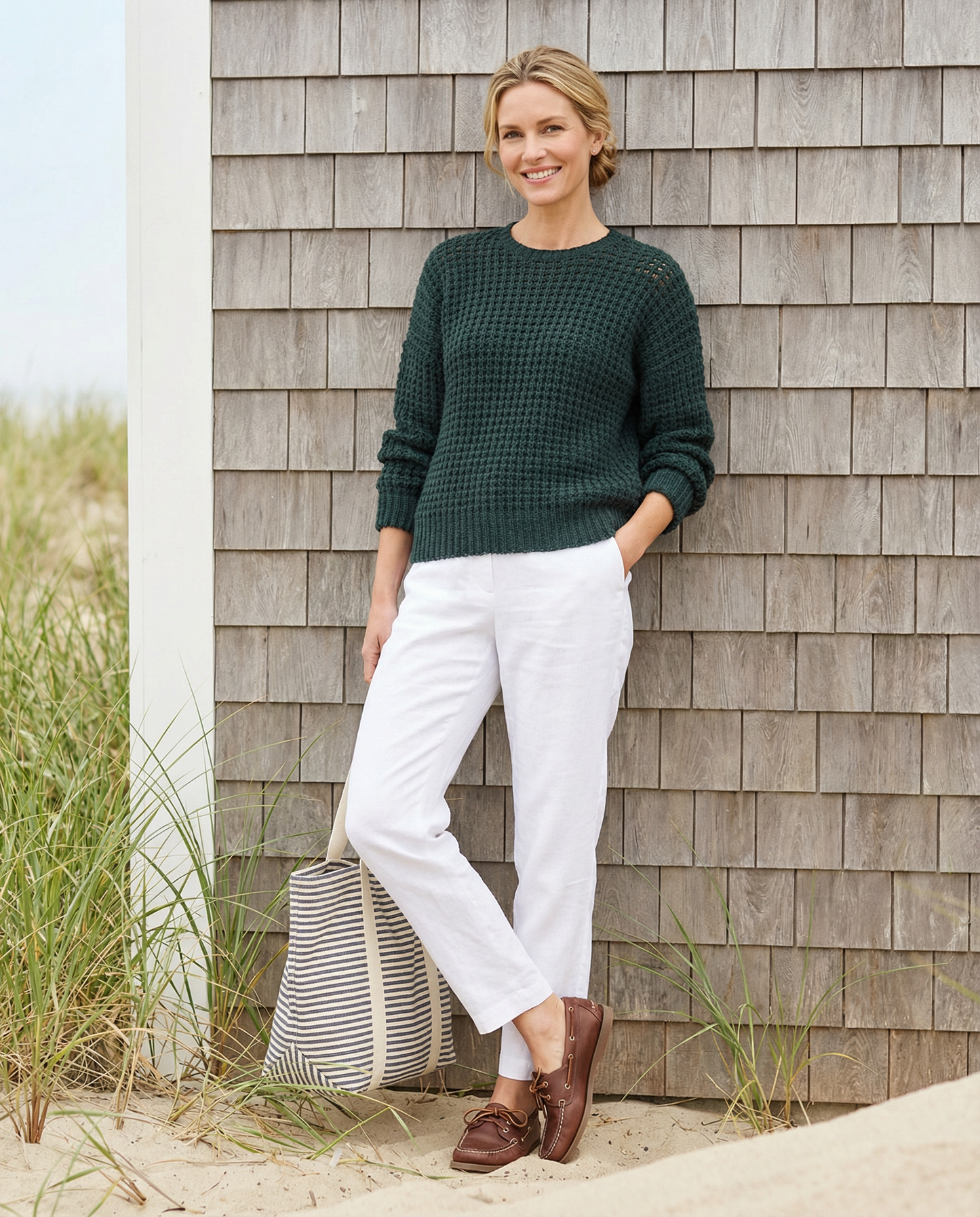 Made to Order - Waffle Stitch Sweater 100% Cotton - 5 Colors